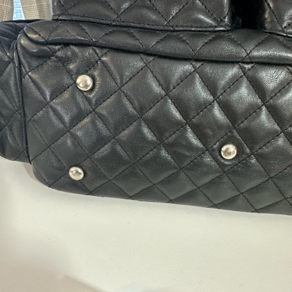 RARE Chanel Black Python CC Cambon Reporter Bag With Tag - Picture 9 of 16